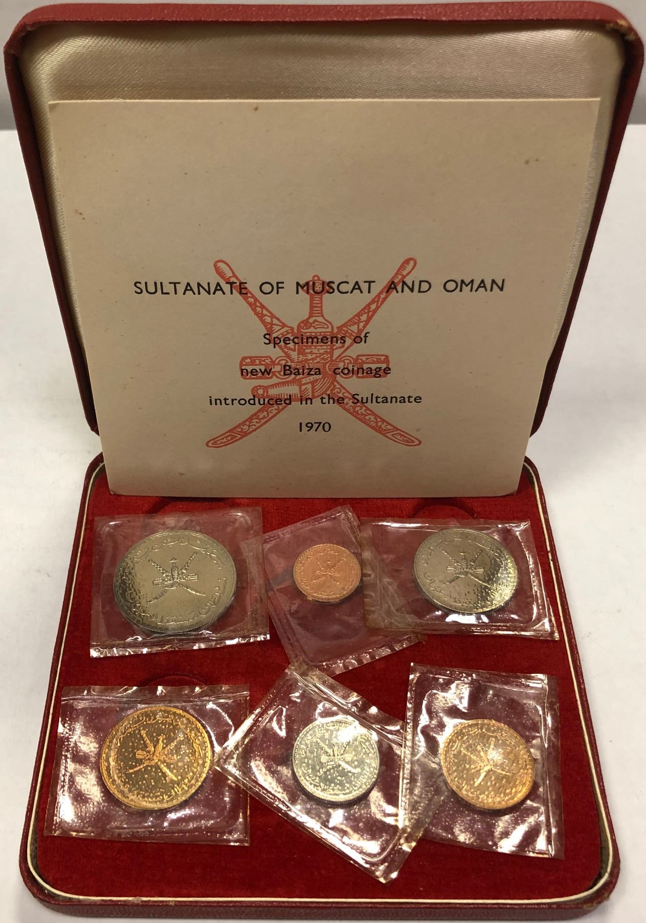 Muscat & Oman 1970 Proof Set
